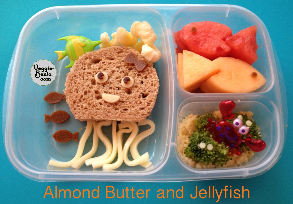 Almond Butter and Jellyfish Lunch
